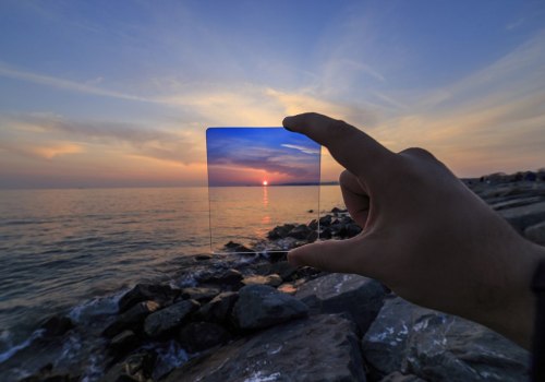 What is a graduated neutral density filter?